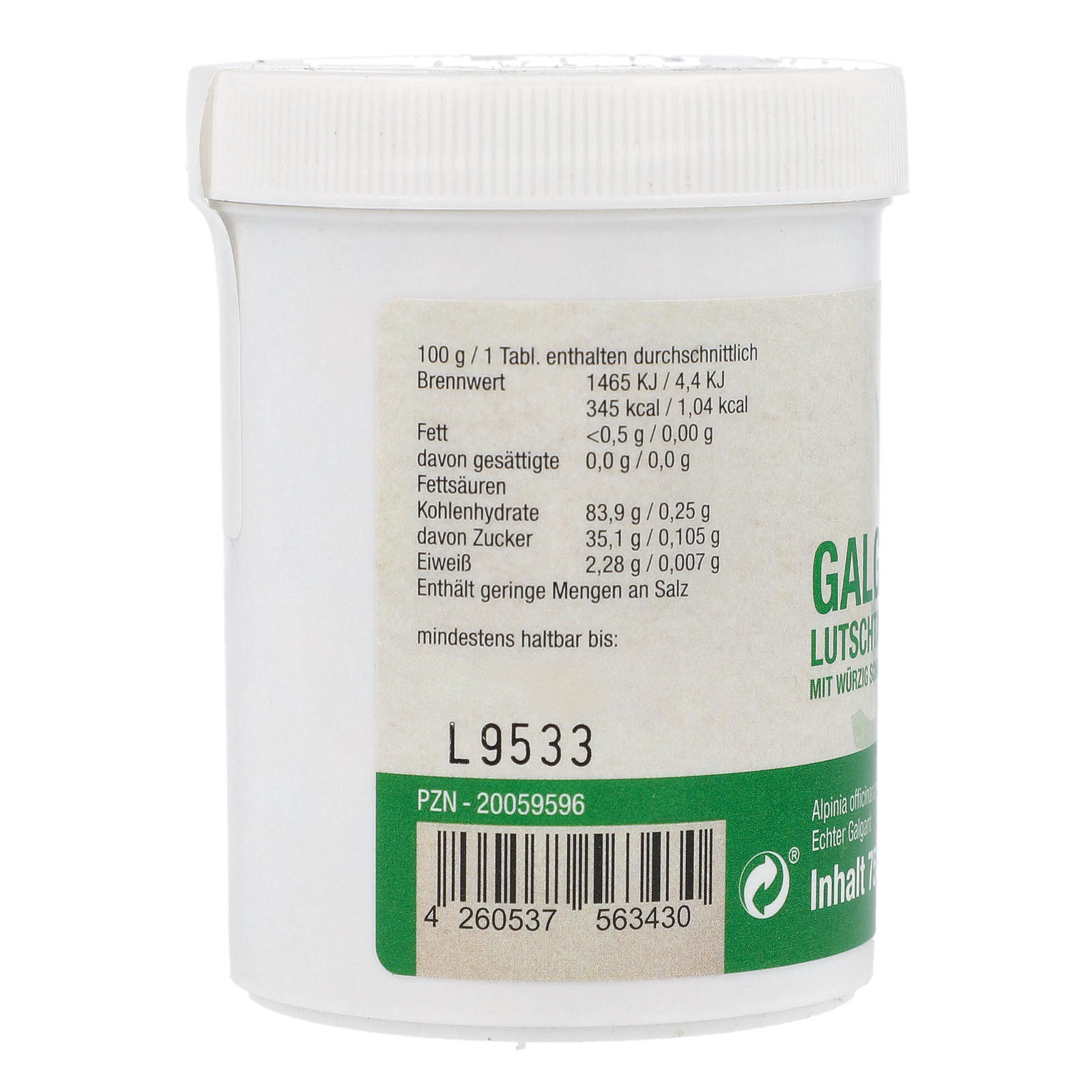 Galgant Lutschtabletten forte