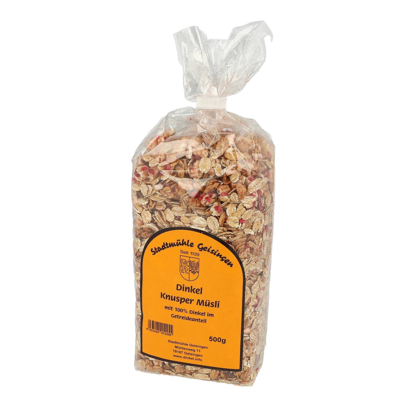 Dinkel Knusper Müsli