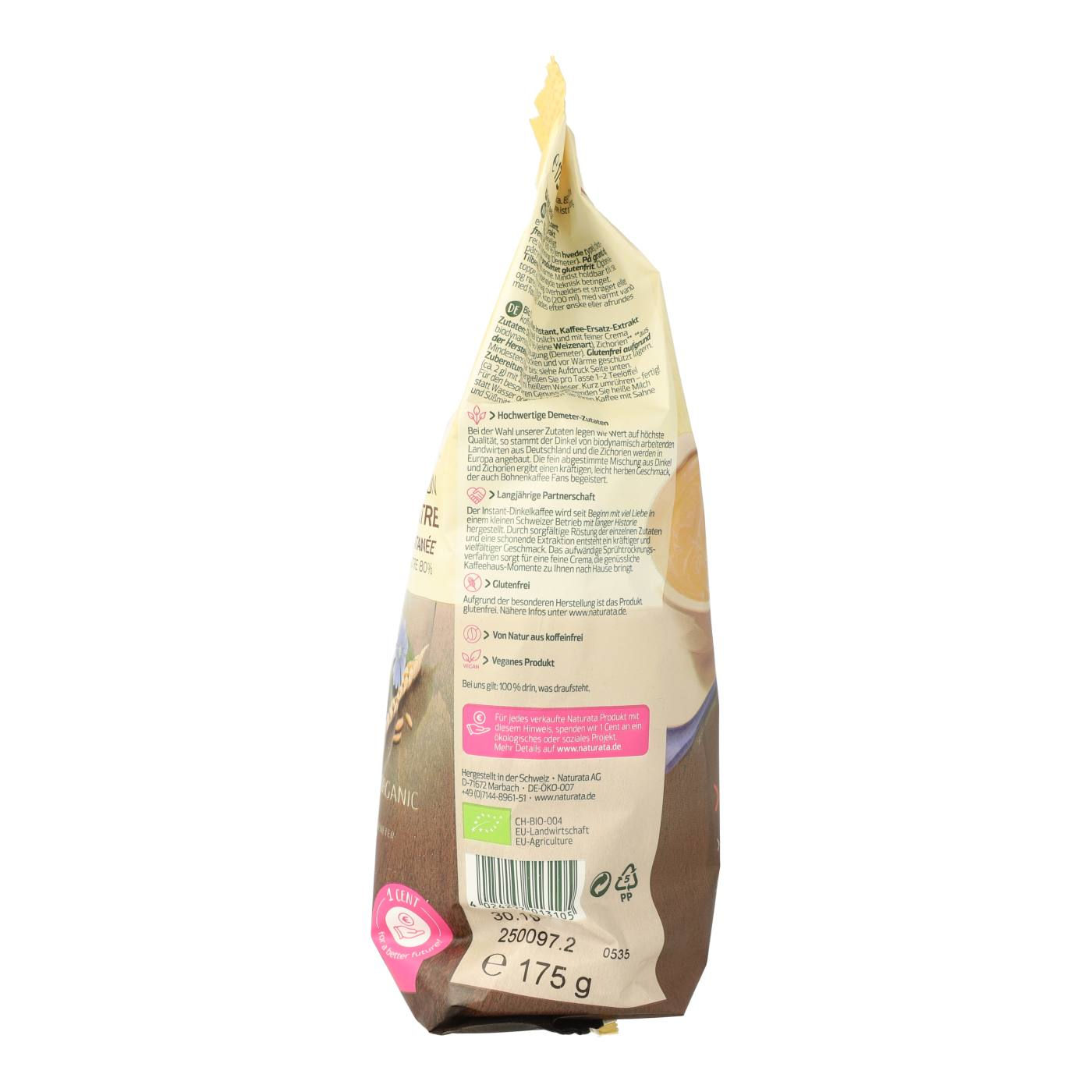 Bio Dinkelkaffee instant Nachfüllpackung