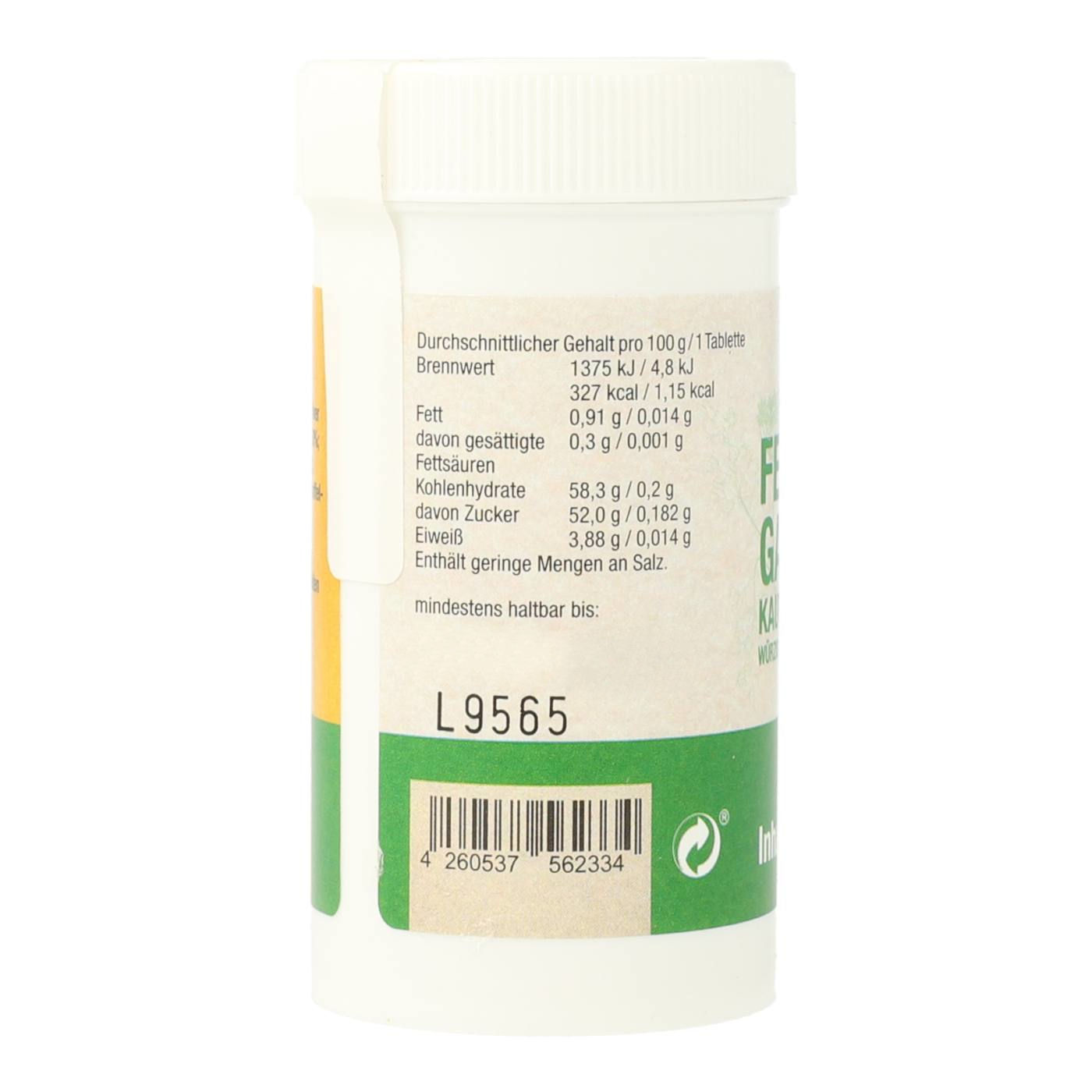 Fenchel-Galgant-Kautabletten