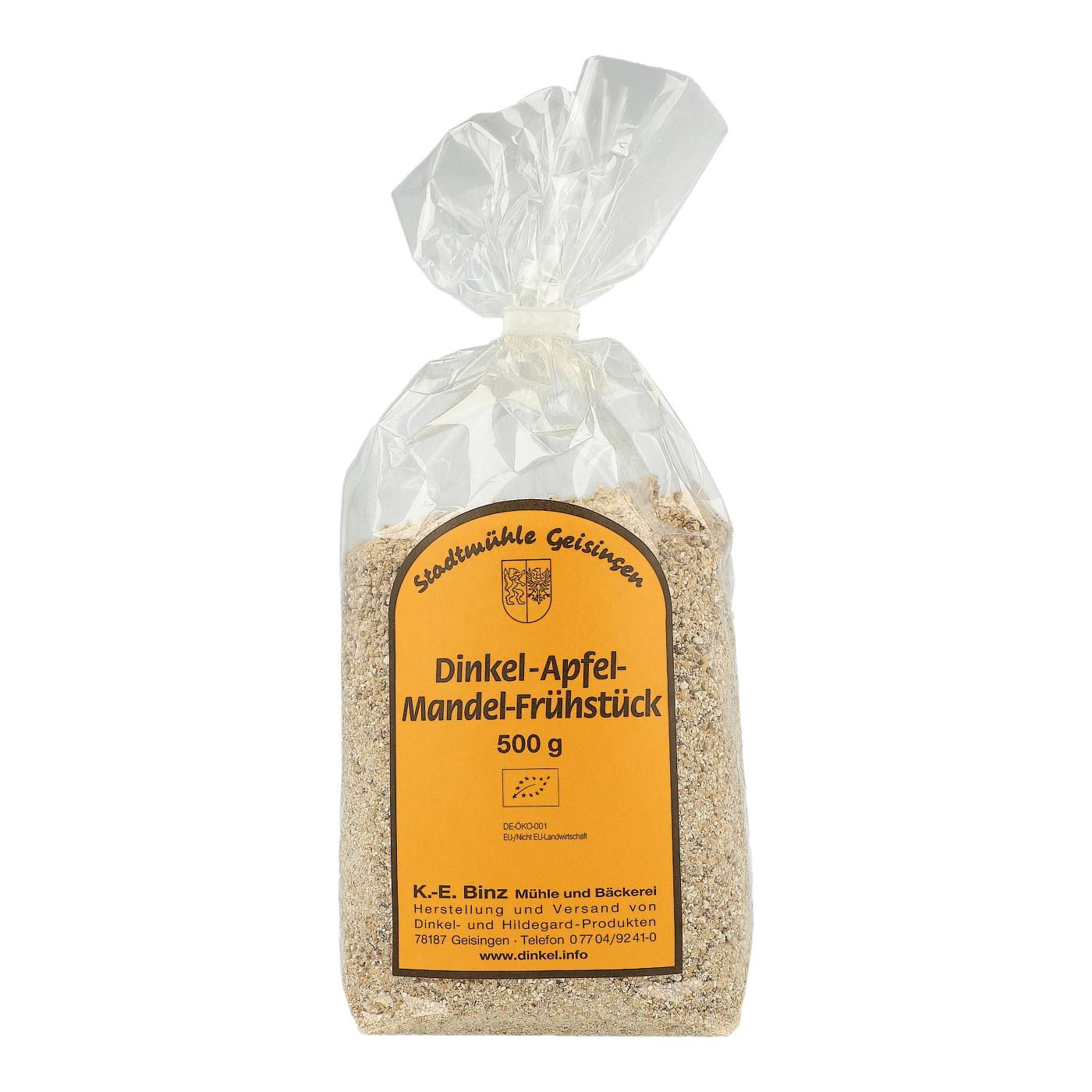 Dinkel-Apfel-Mandel-Frühstück kbA