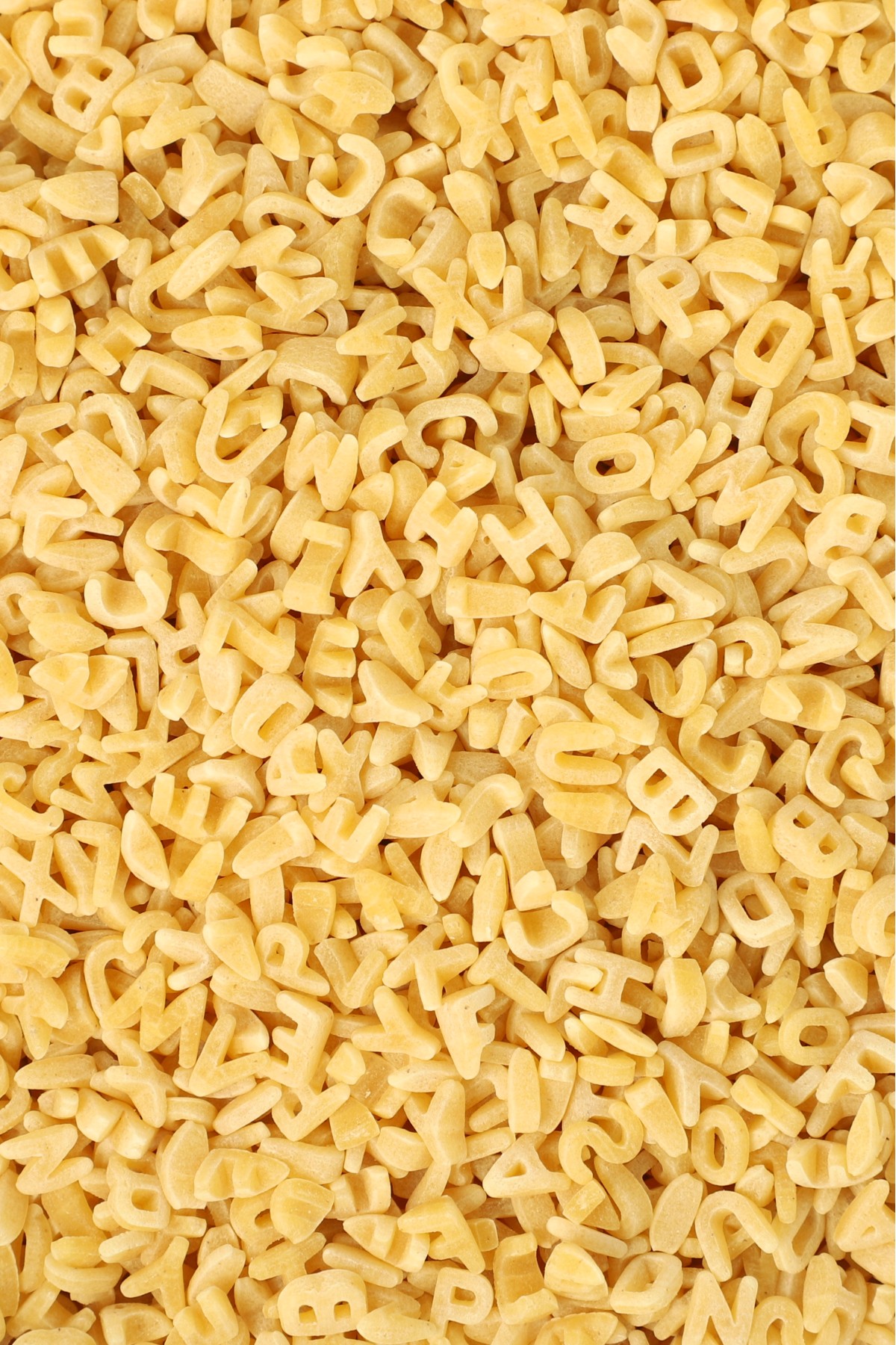 Dinkel-Suppeneinlagen mit Ei Buchstaben