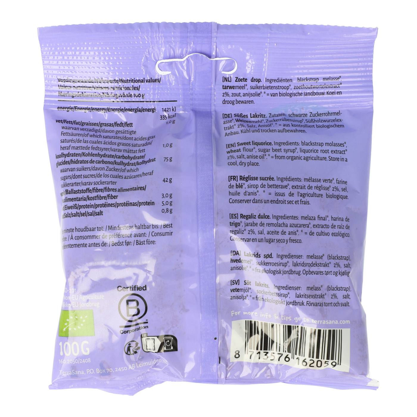 Tubi's Süß-Veganes Bio-Lakritz