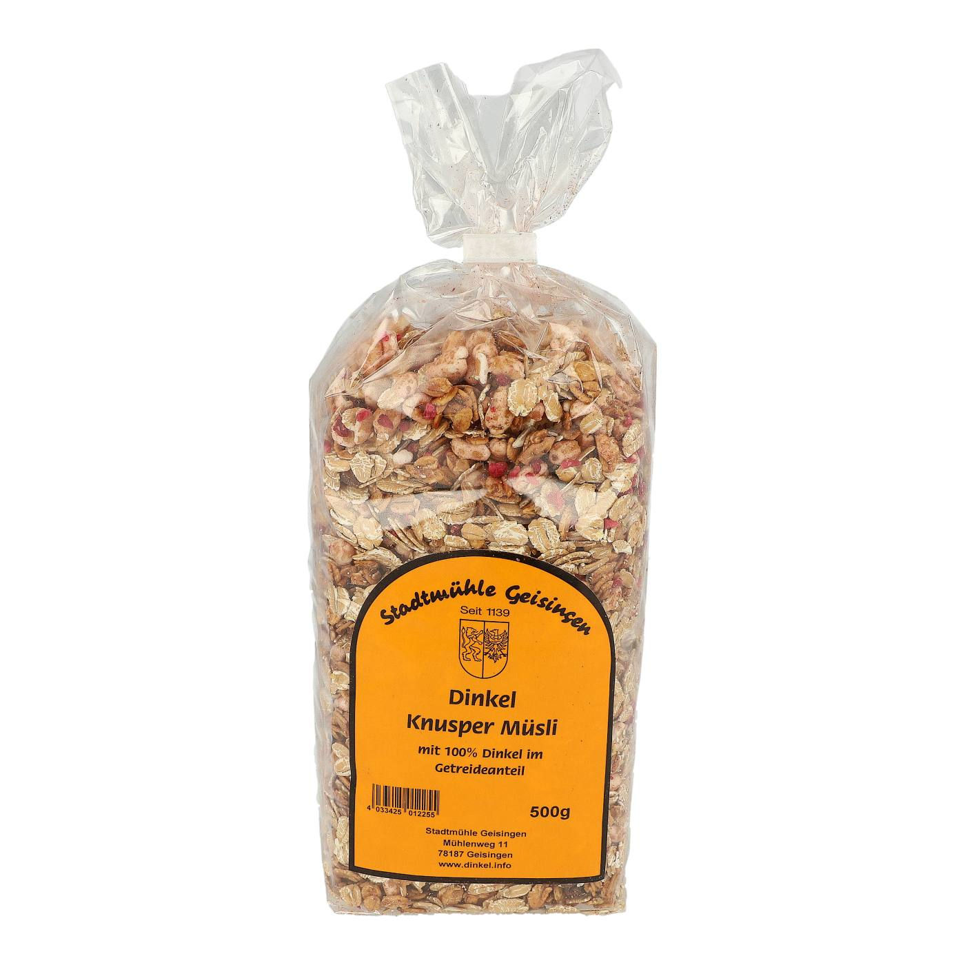 Dinkel Knusper Müsli