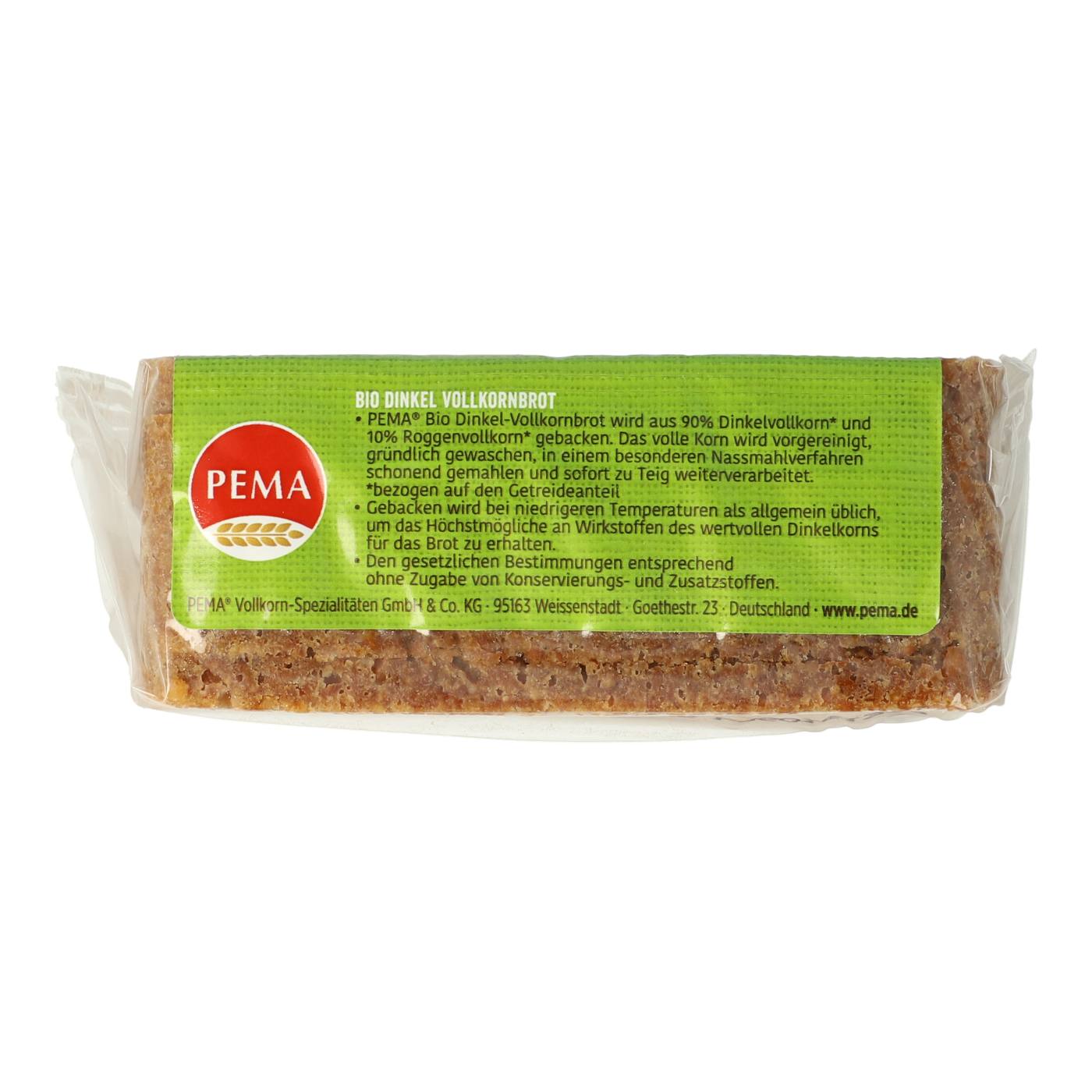 Dinkel Brot Bio von Pema 8 x 375 g