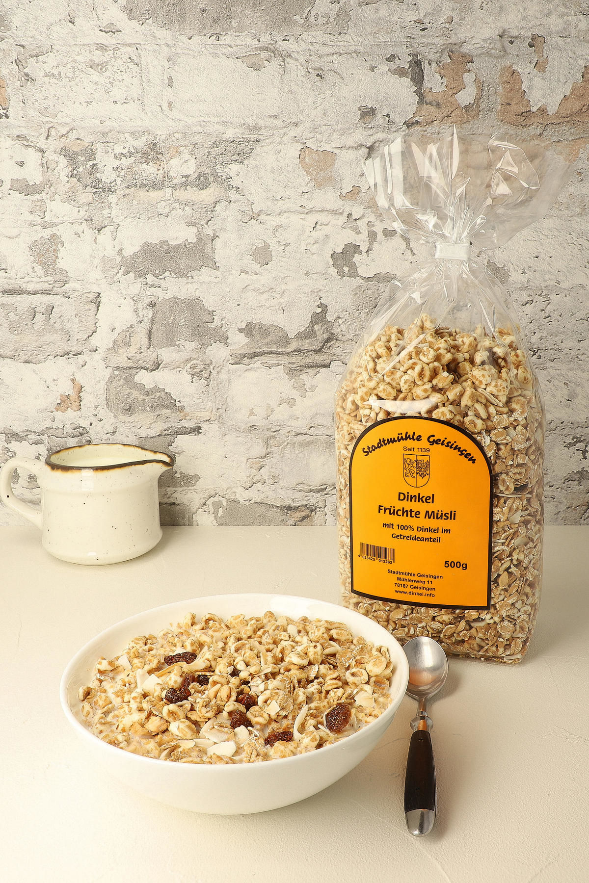Dinkel Früchte Müsli mit gepufftem Dinkel