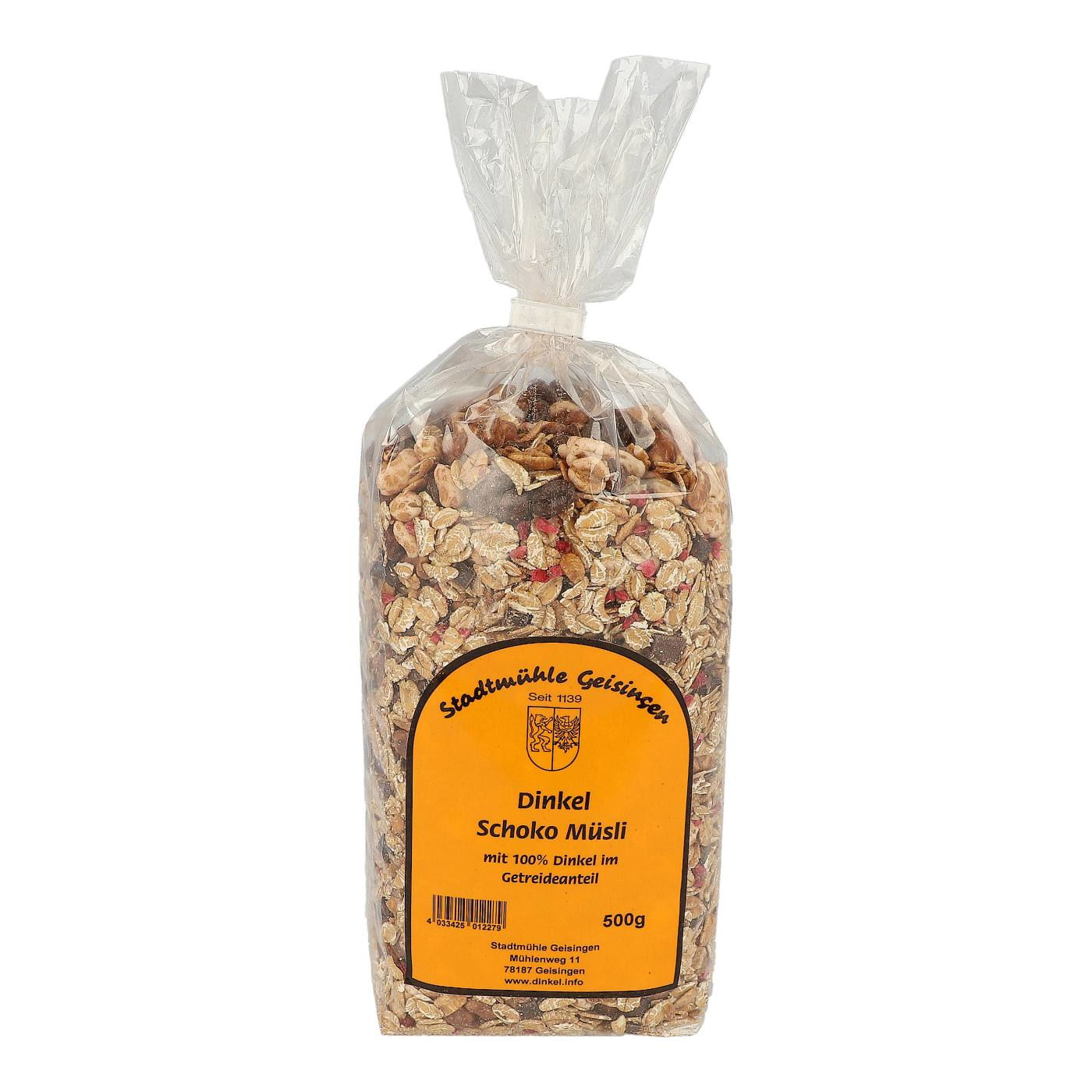 Dinkel Schoko Müsli