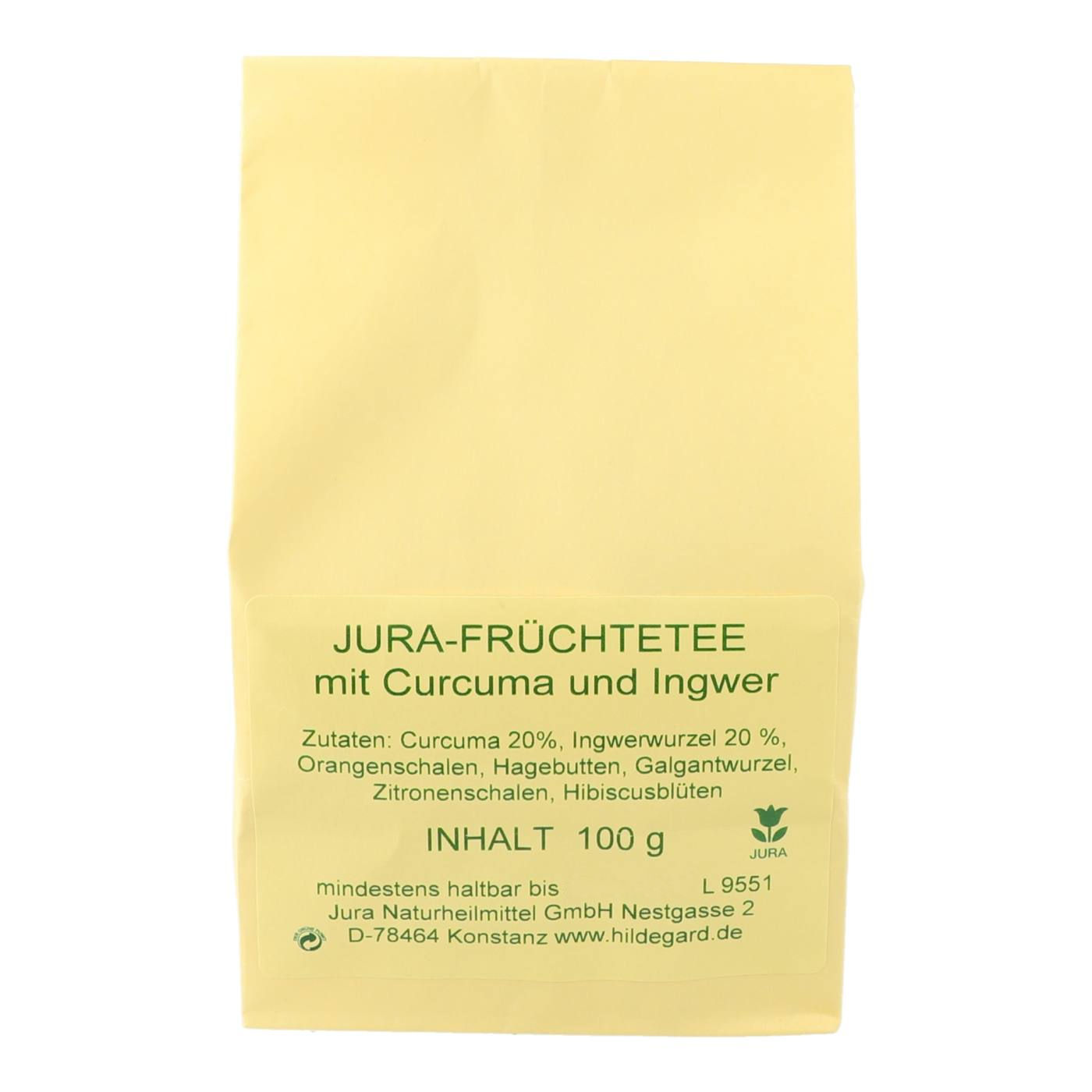 Jura Früchtetee mit Curcuma und Ingwer