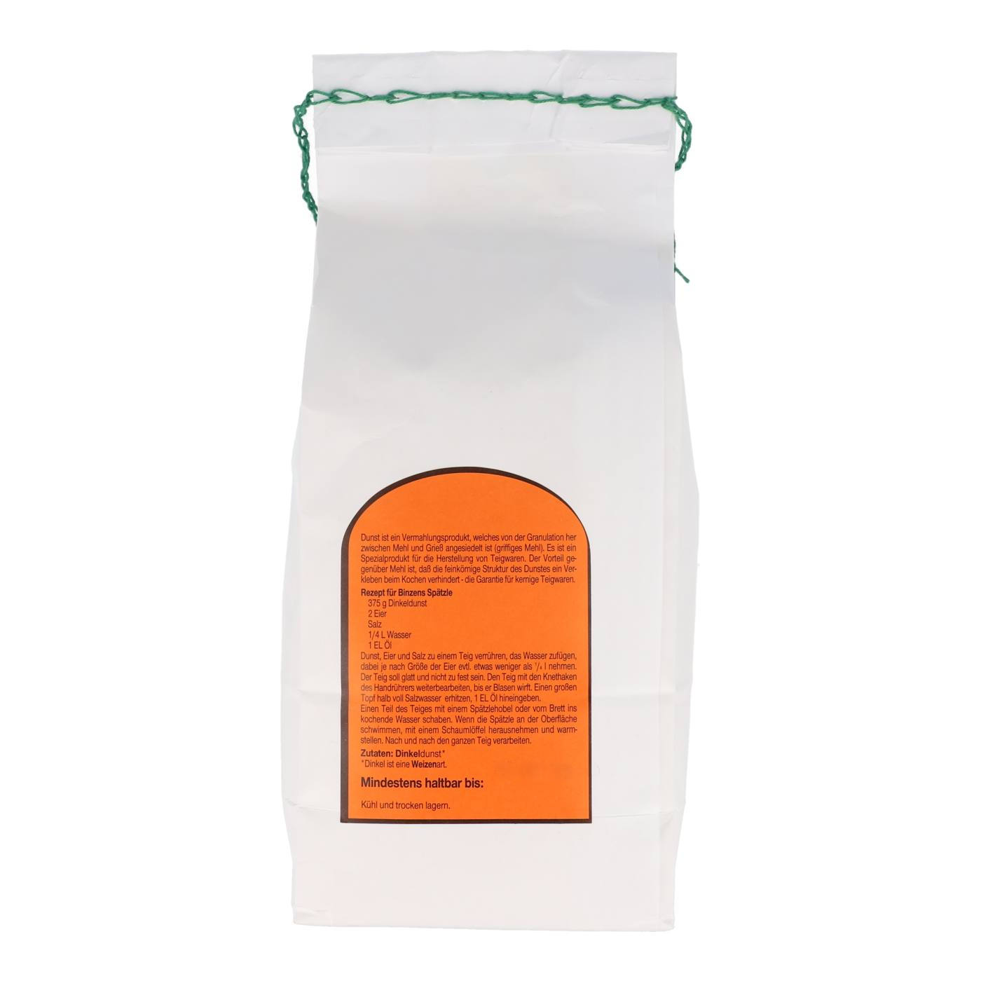 Dinkeldunst 1kg Rück