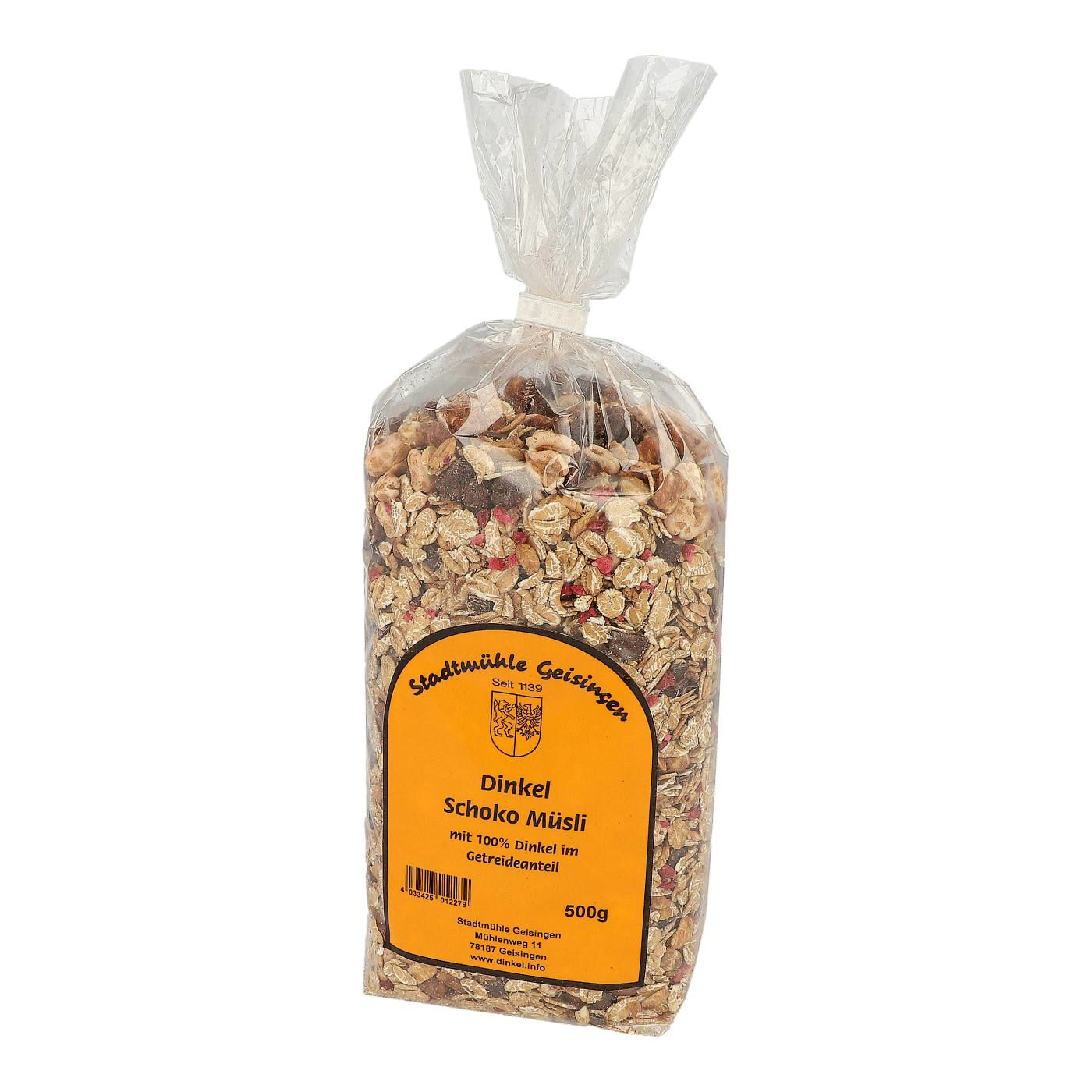 Dinkel Schoko Müsli