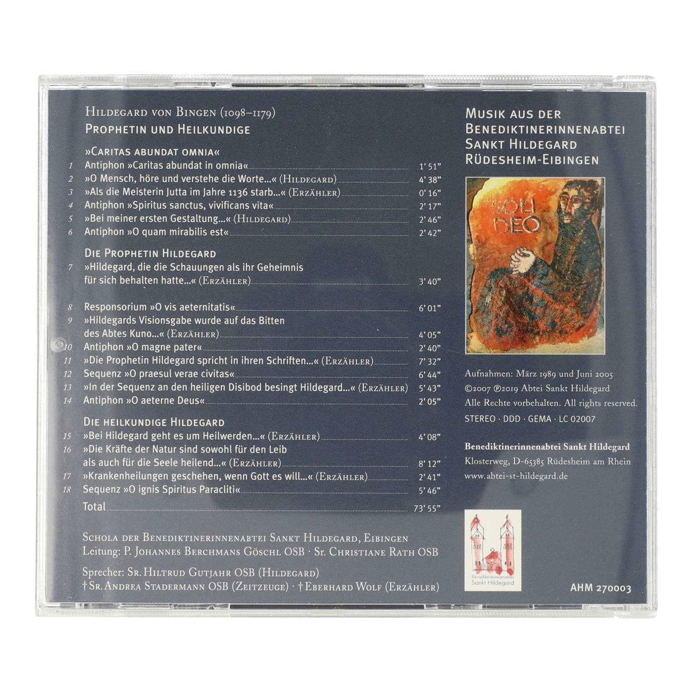 CD Hildegard - Prophetin und Heilkundige