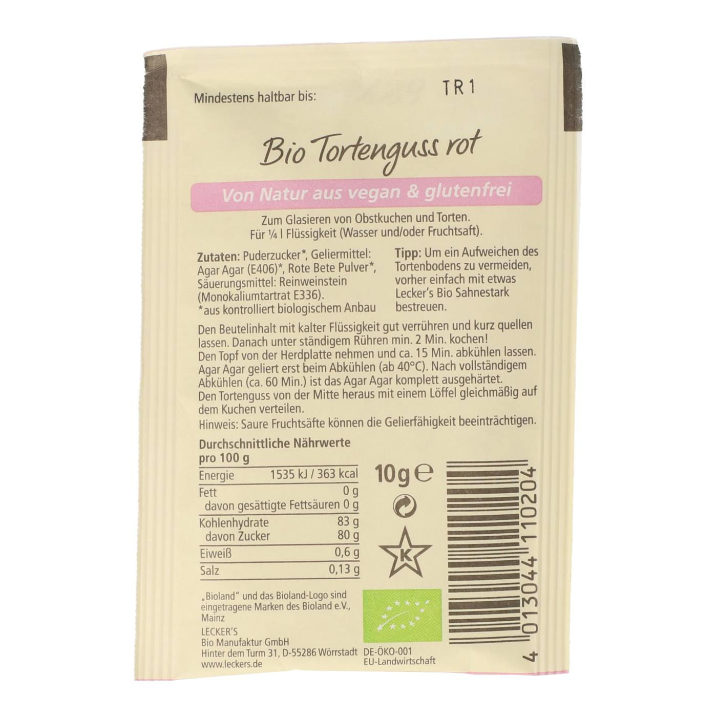 Bio Tortenguss rot