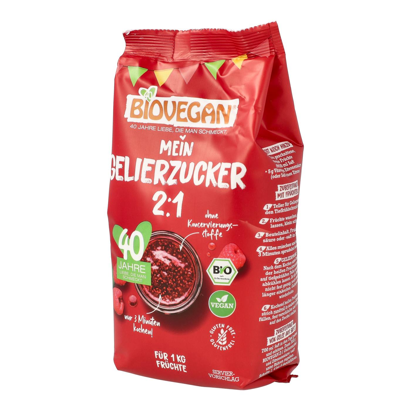 BIOVEGAN Gelierzucker 2:1