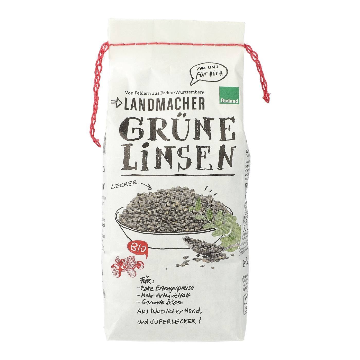Landmacher Grüne Linsen bio