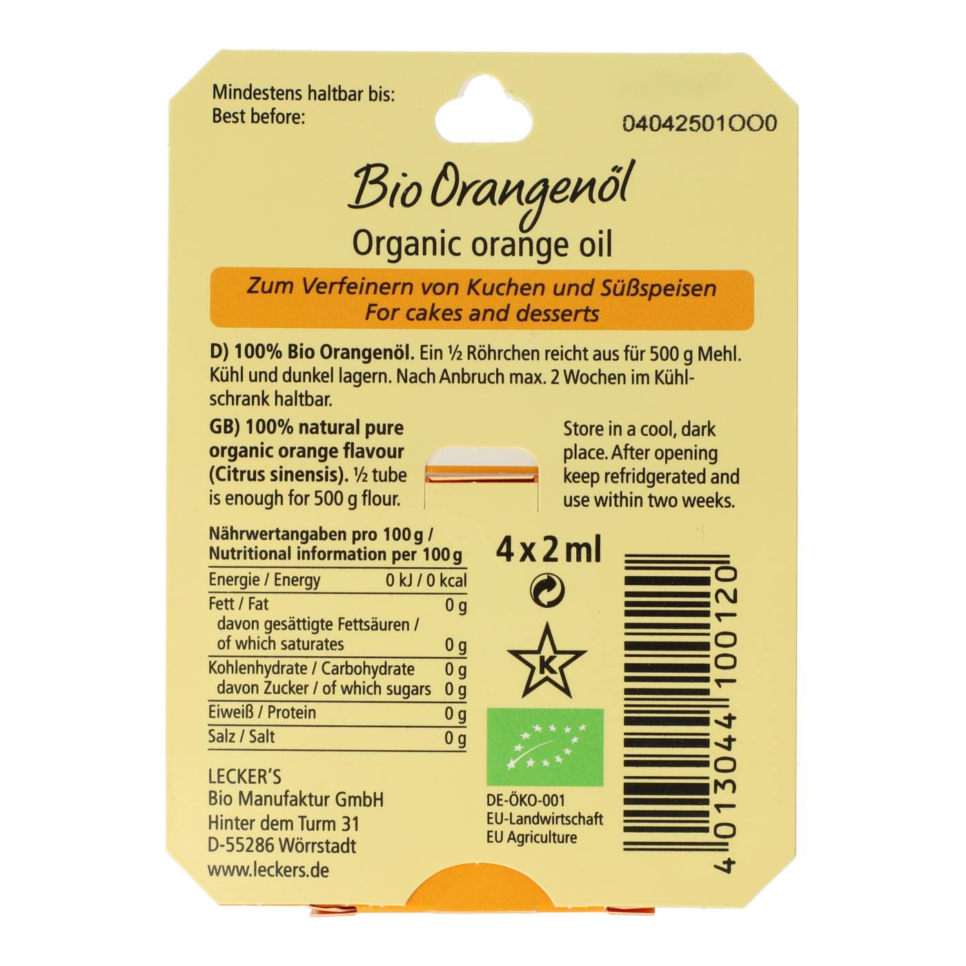 Bio Orangenöl