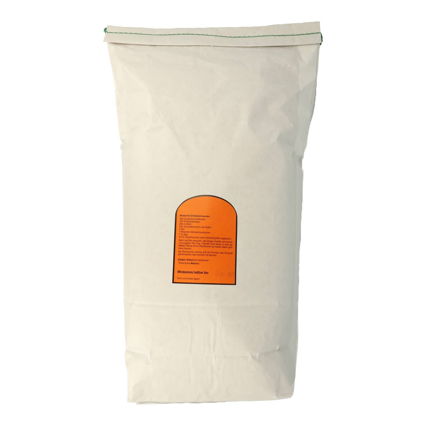 Dinkelschmelzflocken 4kg Rück