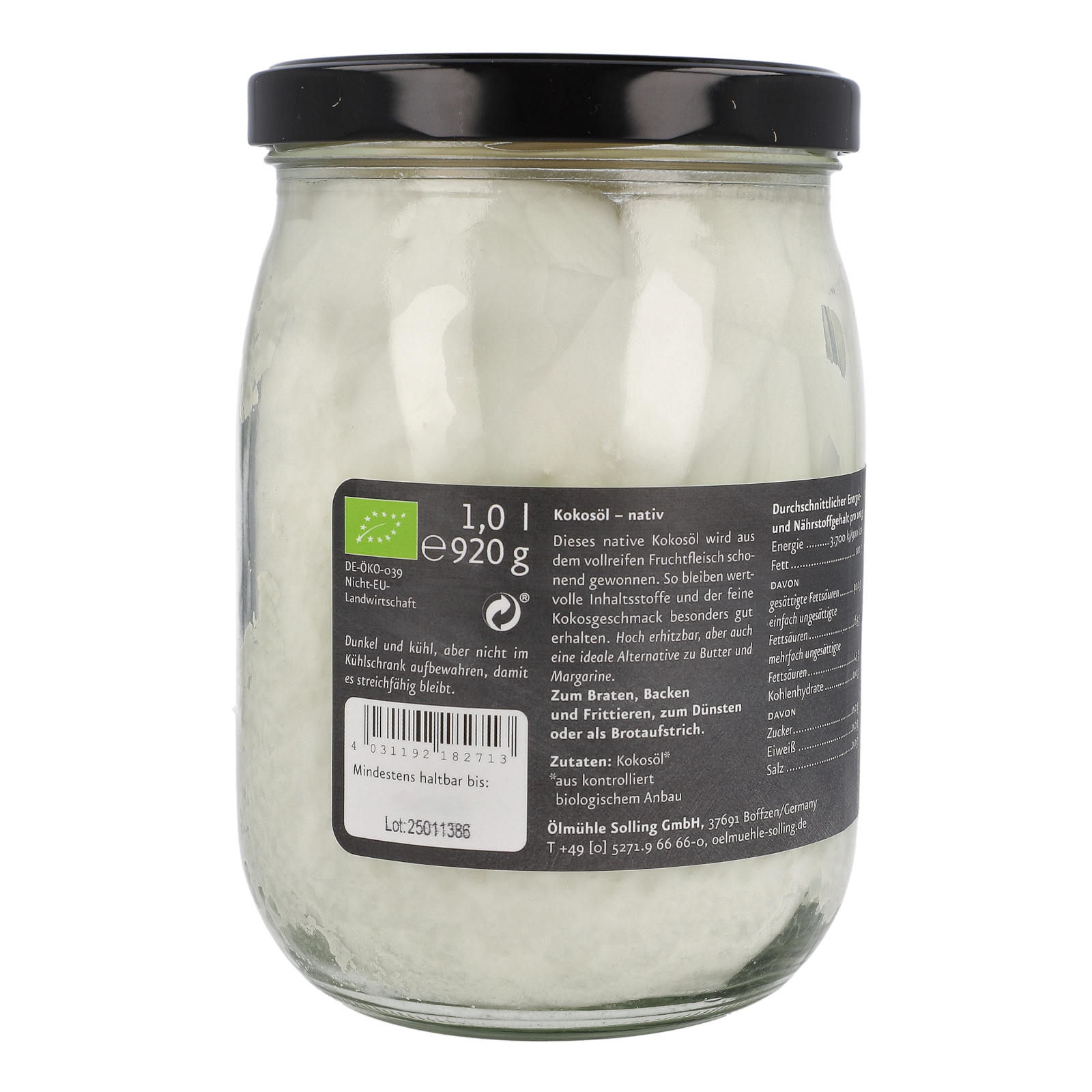 Kokosöl Nativ 1000ml